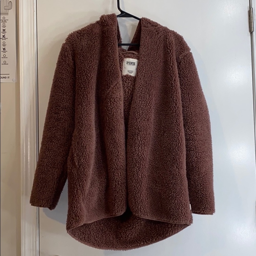 PINK fuzzy sweater